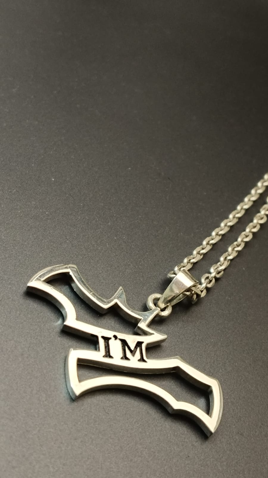 THE BATMAN PENDENT in 92.5 Hallmarked Sterling Silver, featuring elegant design, perfect for all occasions.