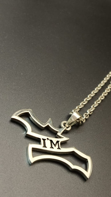 THE BATMAN PENDENT in 92.5 Hallmarked Sterling Silver, featuring elegant design, perfect for all occasions.